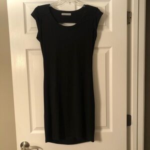 Athleta Sleeveless Black Dress With Back Cutout Size S